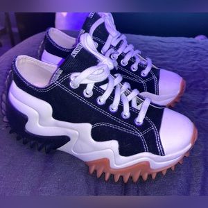 converse run star cx low platform shoes